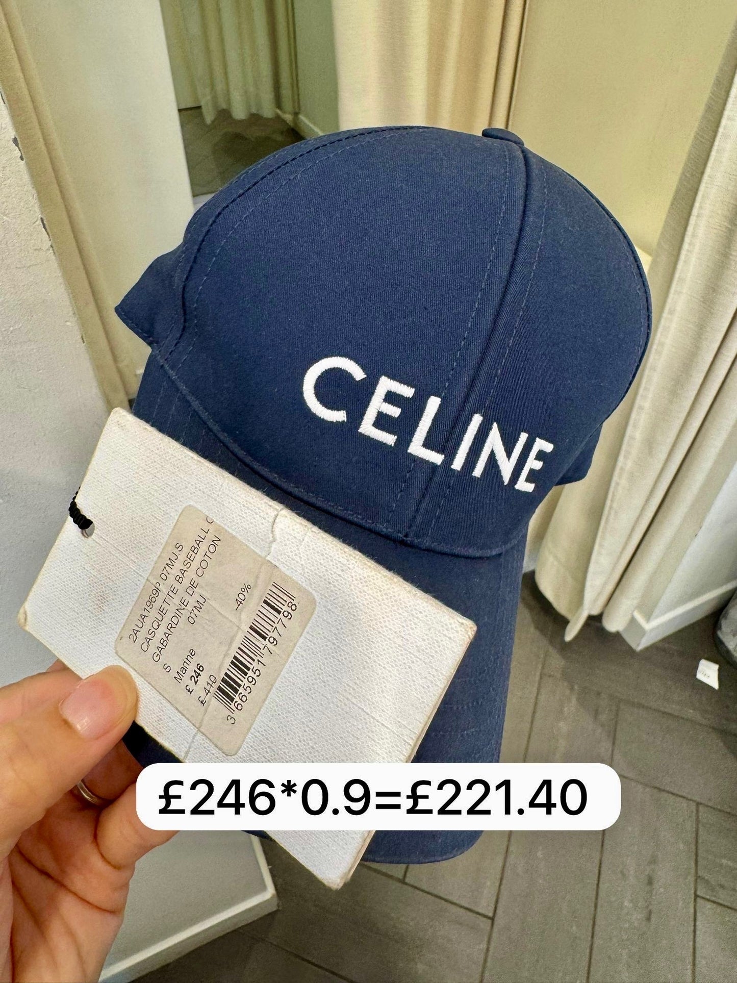 @Celine Outlet Cap 品牌字樣棒球帽