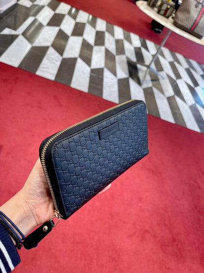 @Gucci▪️Embossed Long Wallet 壓紋拉鍊長夾/P270 🔔限時折🉐13150