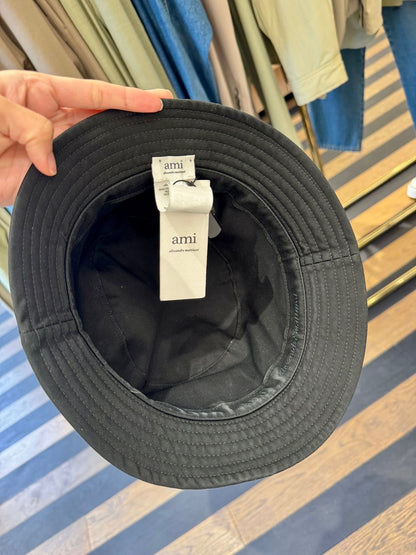@Ami Outlet Bucket 黑色尼龍漁夫帽