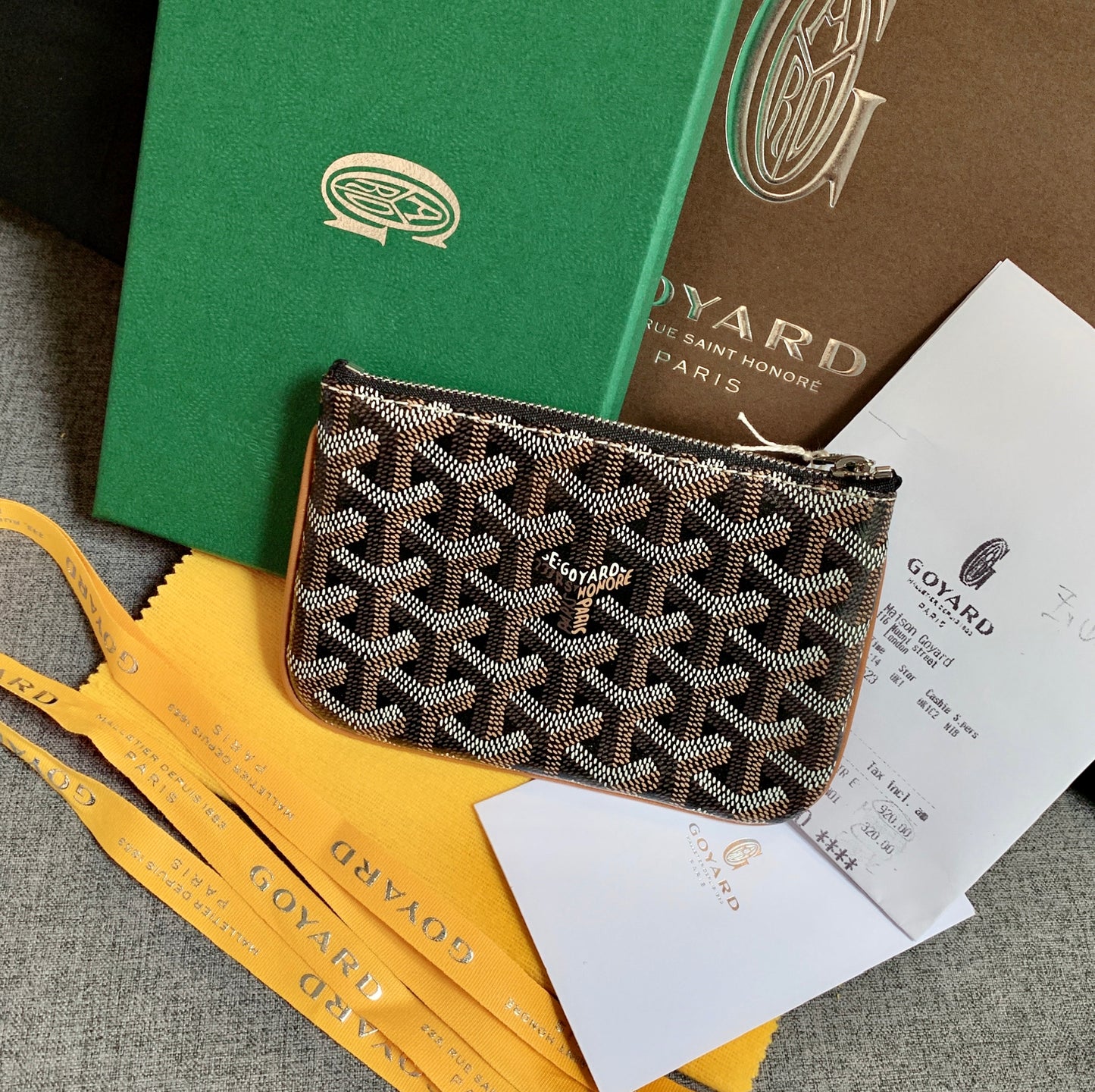 Goyard▪️Senat Pouch Mini 一字拉鍊零錢包/395 🉐19800🏷️