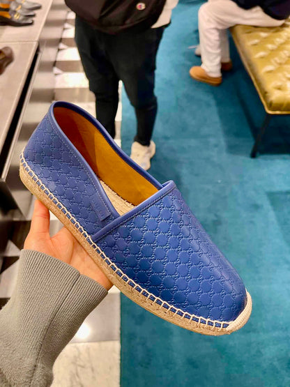 @Gucci Espadrilles Shoes 男女款壓紋漁夫鞋/390P195 🔔限時折🉐9580