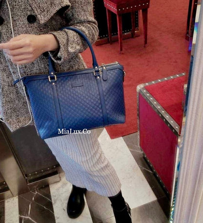 @Gucci Embossed Zipper Tote 壓紋拉鍊托特包/P740