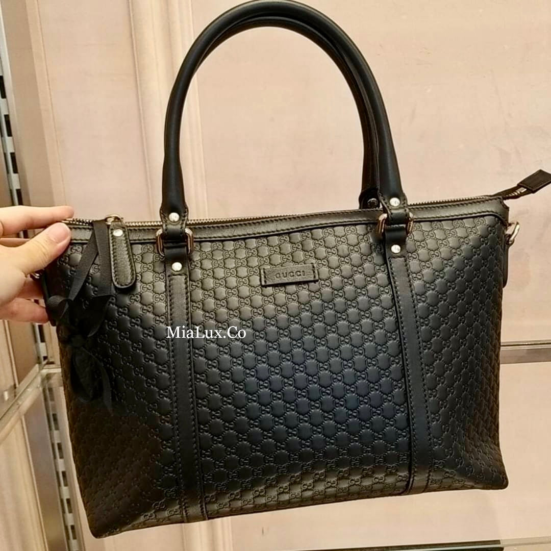 @Gucci Embossed Zipper Tote 壓紋拉鍊托特包/P740