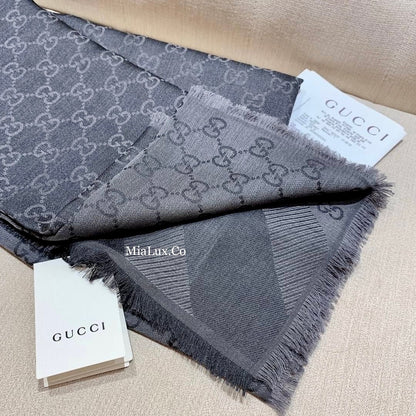 @Gucci Wool Scarf Square 羊毛大方巾/P180