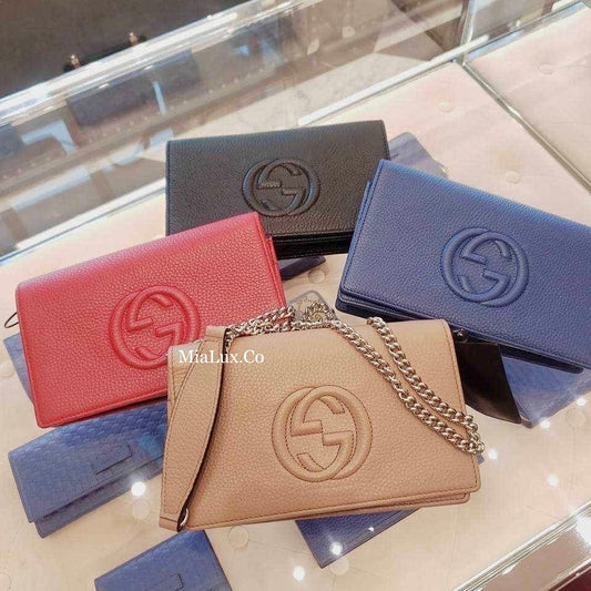 @Gucci▪️Soho WOC 浮雕翻蓋WOC包/P485 🔔限時折🉐22830