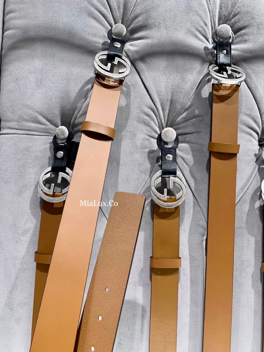 @Gucci Calfskin Belt 男生款素面皮帶/P235