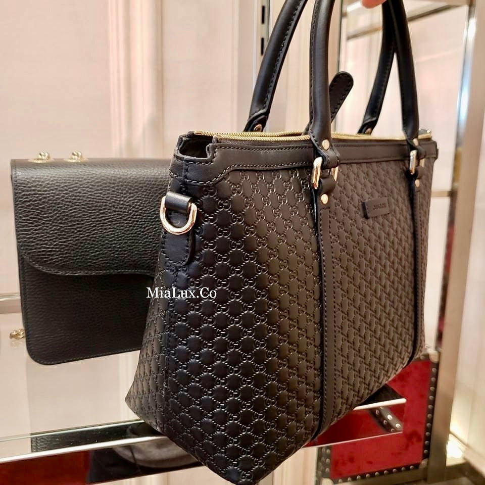 @Gucci Embossed Zipper Tote 壓紋拉鍊托特包/P740