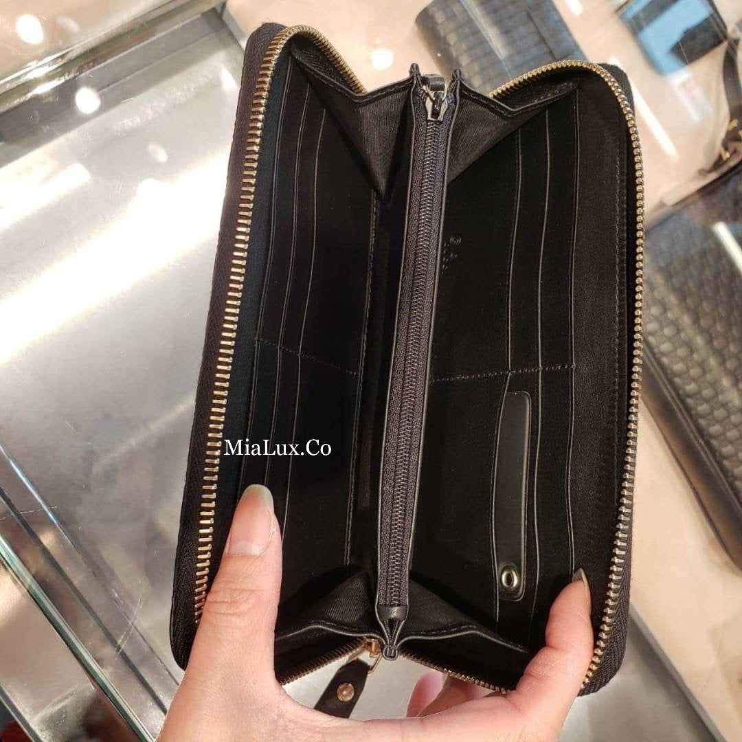 @Gucci▪️Embossed Long Wallet 壓紋拉鍊長夾/P270 🔔限時折🉐13150