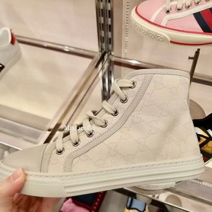 @Gucci High-Top Sneaker 高筒老花靴鞋/P220