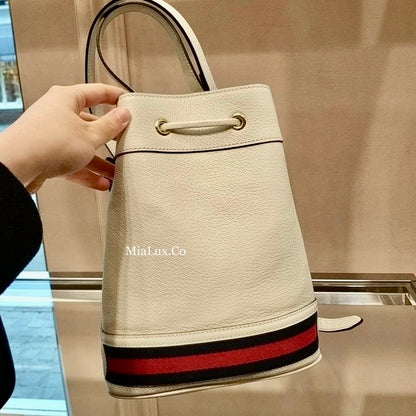 @Gucci▪️Ophidia Bucket Bag 牛皮飾帶水桶包/P1050 🔔限時折🉐48250