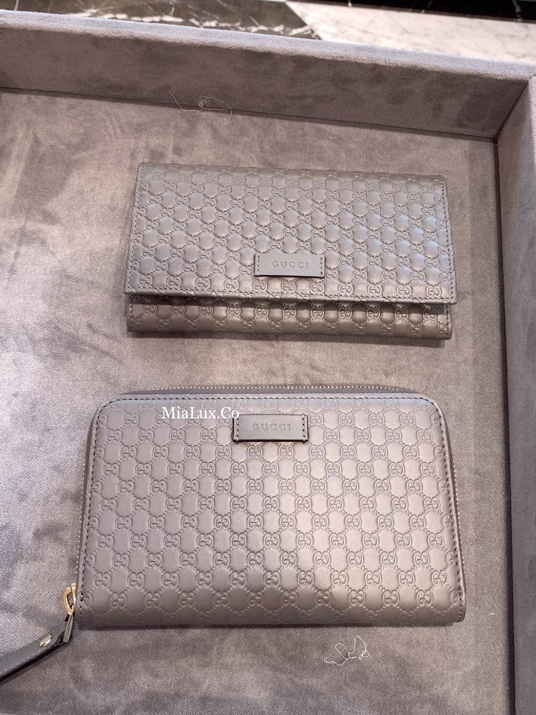 @Gucci▪️Embossed Long Wallet 壓紋拉鍊長夾/P270 🔔限時折🉐13150