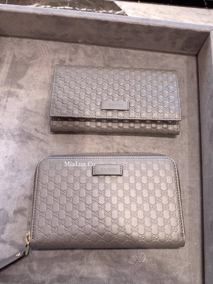 @Gucci▪️Embossed Long Wallet 壓紋拉鍊長夾/P270 🔔限時折🉐13150