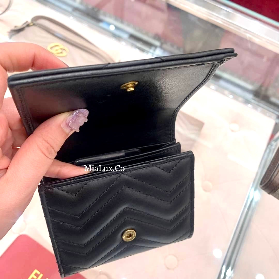 Gucci▪️GG Marmont Card Case Wallet 卡包雙開短夾/345 🉐14800