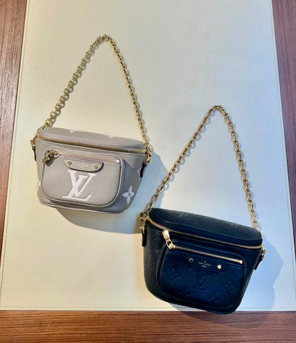 LV Mini Bumbag 迷你牛皮腰胸包/1550 ✨🉐64550