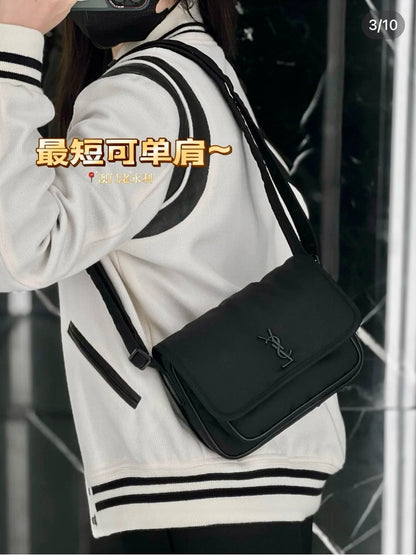 YSL Niki Messenger S 尼龍郵差袋/1535E1650 🉐55500🇪🇺🏷