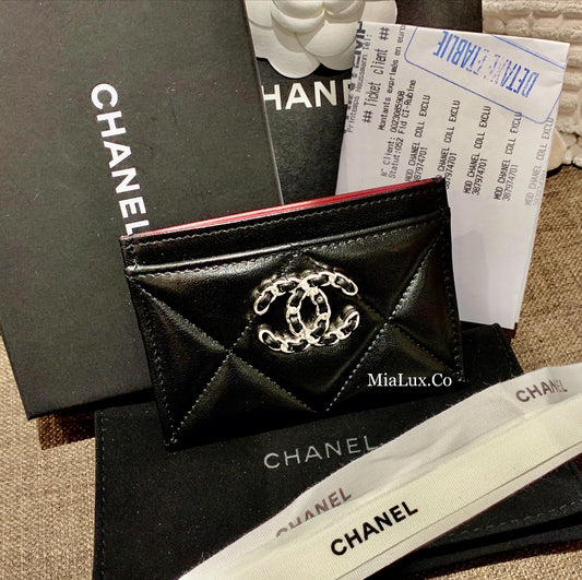 CHANEL▪️19 CARD HOLDER 卡夾 🏷