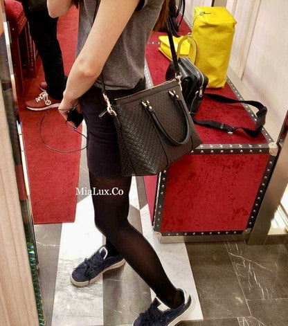 @Gucci Embossed Zipper Tote 壓紋拉鍊托特包/P740