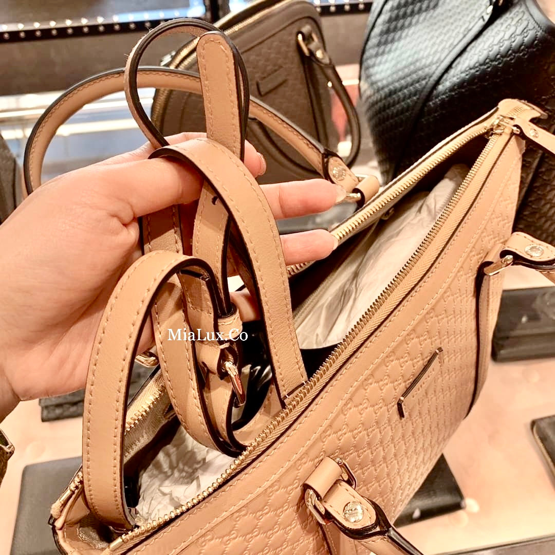 @Gucci Embossed Zipper Tote 壓紋拉鍊托特包/P740