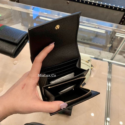 @Gucci Ophidia Wallet 牛皮飾帶零錢包/P300