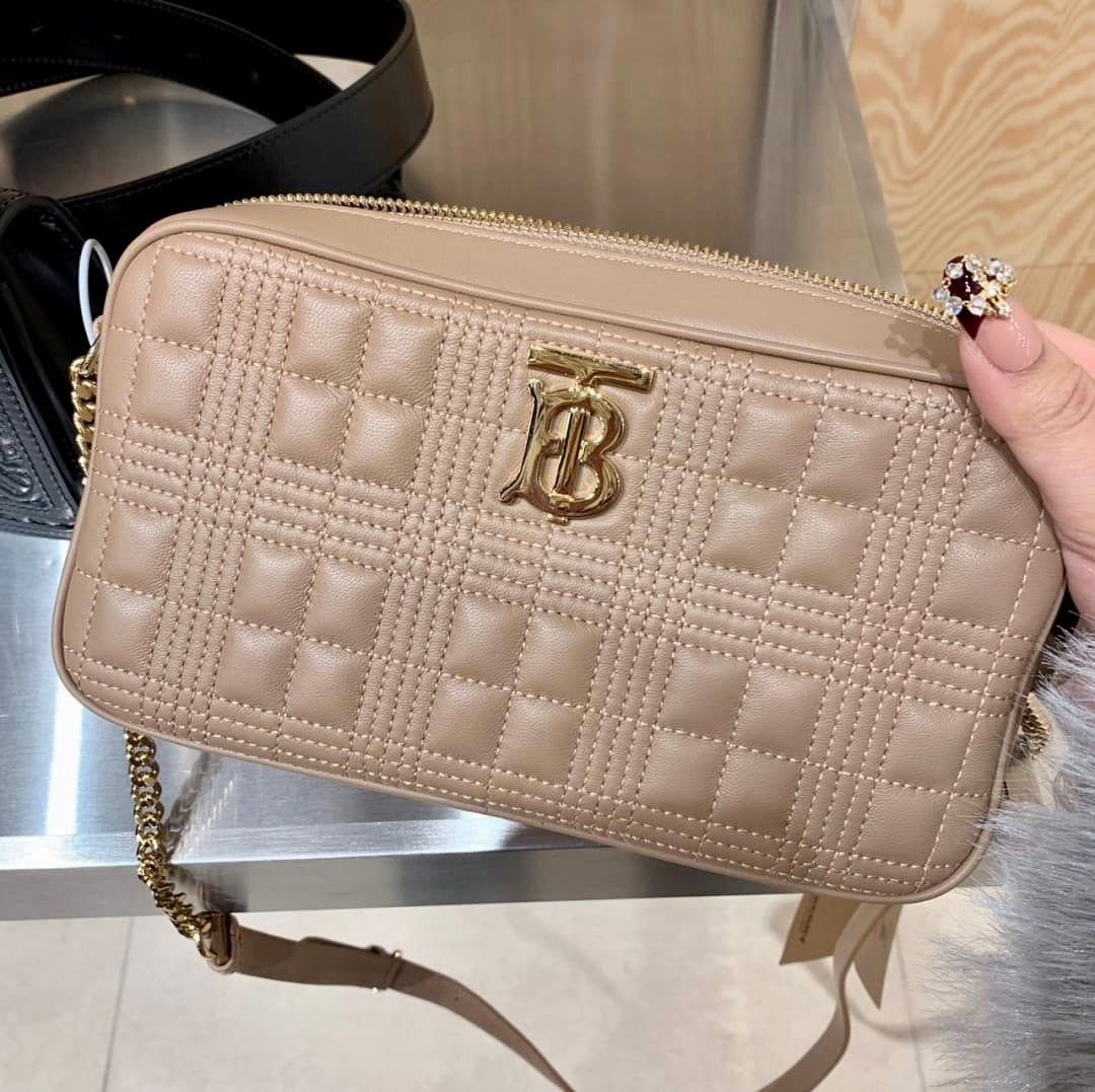 @Burberry Lola TB 細格相機包/P545 🔥下殺🉐25530