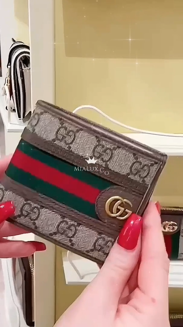 Gucci▪️Ophidia GG WALLET 男女款雙開短夾 *£340