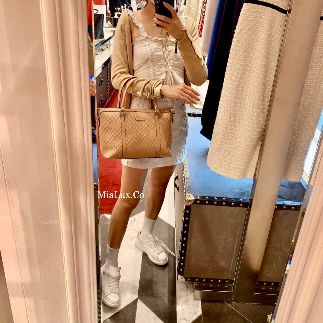 @Gucci Embossed Zipper Tote 壓紋拉鍊托特包/P740