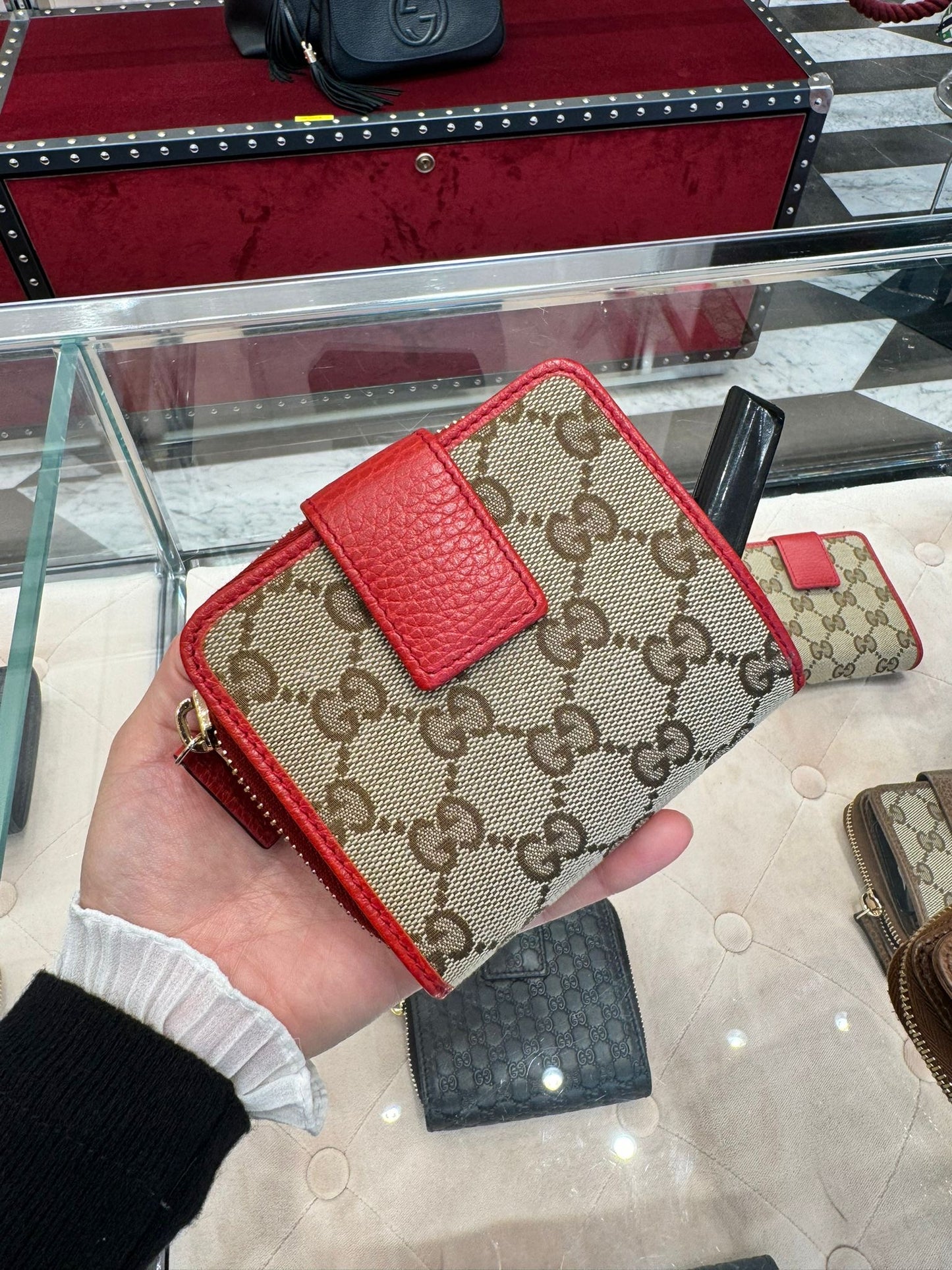 @Gucci Canvas 織布短夾/440P200 🔔限時折🉐11000