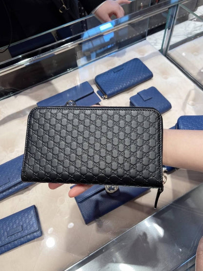 @Gucci▪️Embossed Long Wallet 壓紋拉鍊長夾/P270 🔔限時折🉐13150