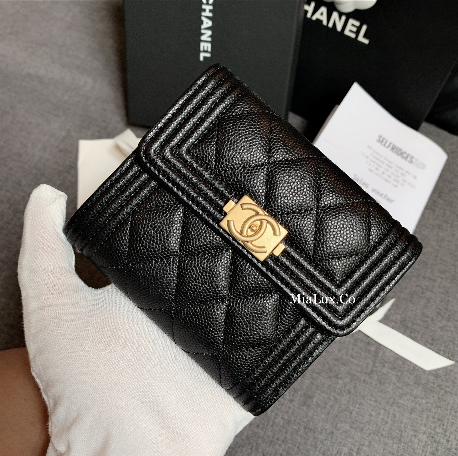 Boy chanel small online flap wallet