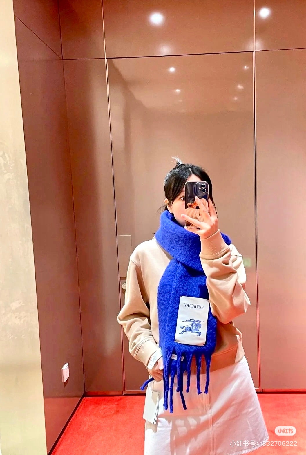 @Burberry Scarf 厚羊毛圍巾/P140🔥折上七折🉐5210