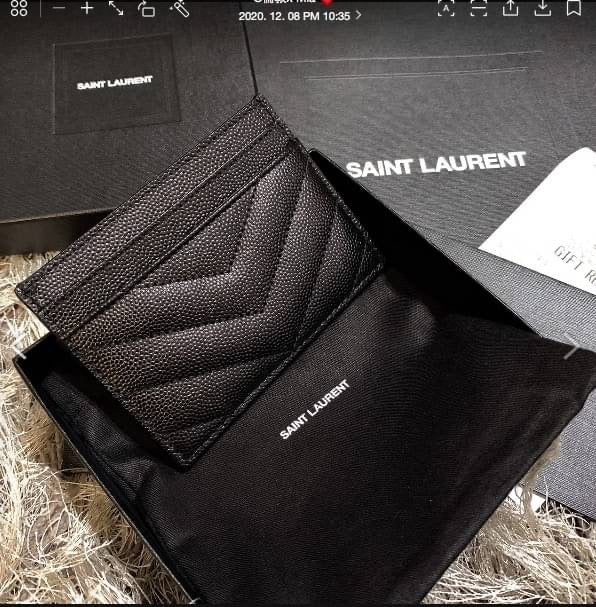 YSL Cassandre Matelasse Cardcase 粒面牛皮卡夾/230E250 🉐9750🇪🇺