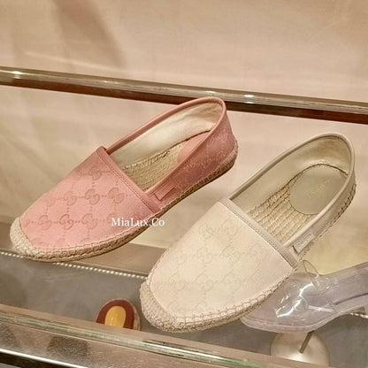 @Gucci Espadrille Shoes 女款老花漁夫鞋/435P220 🔔限時折🉐11000