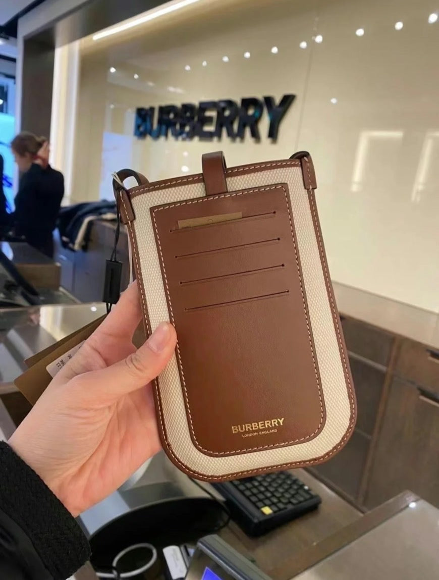 Burberry Anne 手機包/F450 ㊙️折扣🉐18900💰