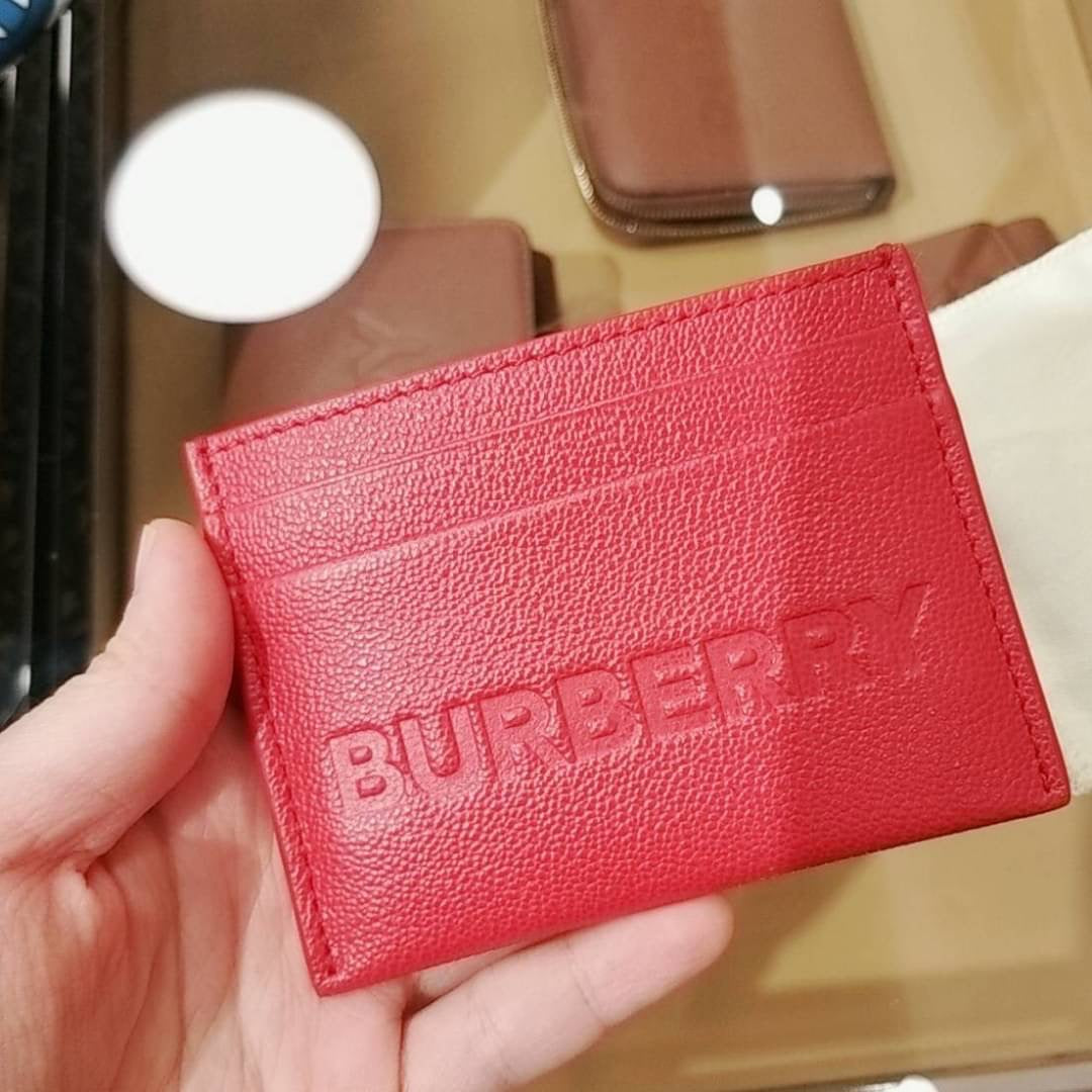 @Burberry Sandon Embossed Logo 壓印卡夾/P175 🔥下殺🉐9380