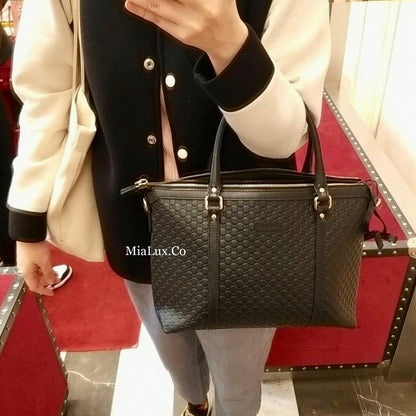 @Gucci Embossed Zipper Tote 壓紋拉鍊托特包/P740