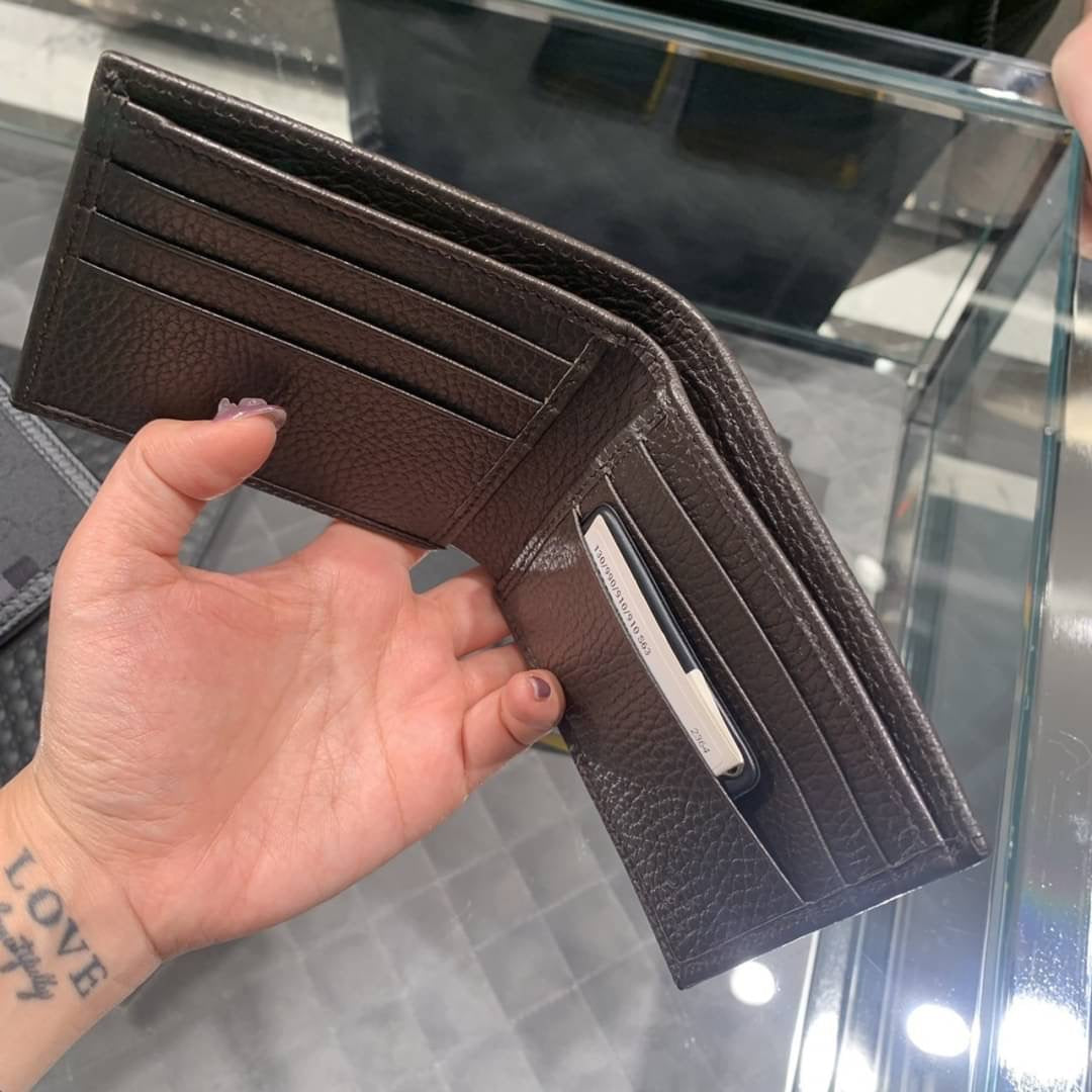 @Gucci Canvas Wallet 男女款老花六卡短夾/P170