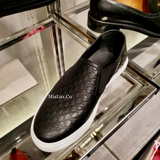 @Gucci Embossed Sneakers 男女款壓紋休閒鞋/P220