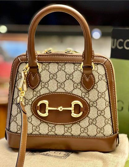 Gucci▪️1955 Horsebit Mini 迷你款馬銜貝殼包/1640 🉐66600