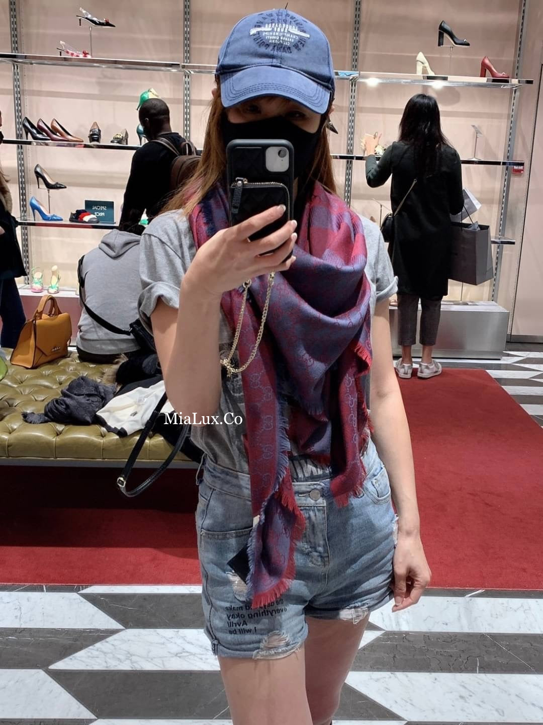 @Gucci Wool Scarf Square 羊毛大方巾/P180