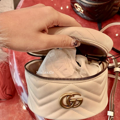 Gucci GG MARMONT MINI TOP HANDLE BAG  上把手化妝後背包 598594 *£845