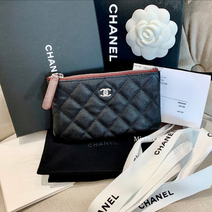 CHANEL▶︎✨| CLASSIC MINI POUCH 迷你一字拉鍊錢包 A82365 *£520