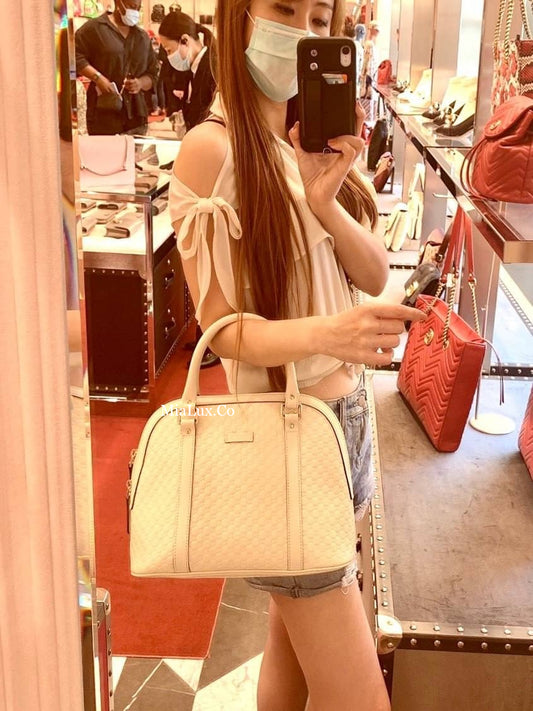 @Gucci Embossed Bag L 大款壓紋牛皮貝殼包/P745 🔔限時折🉐34530