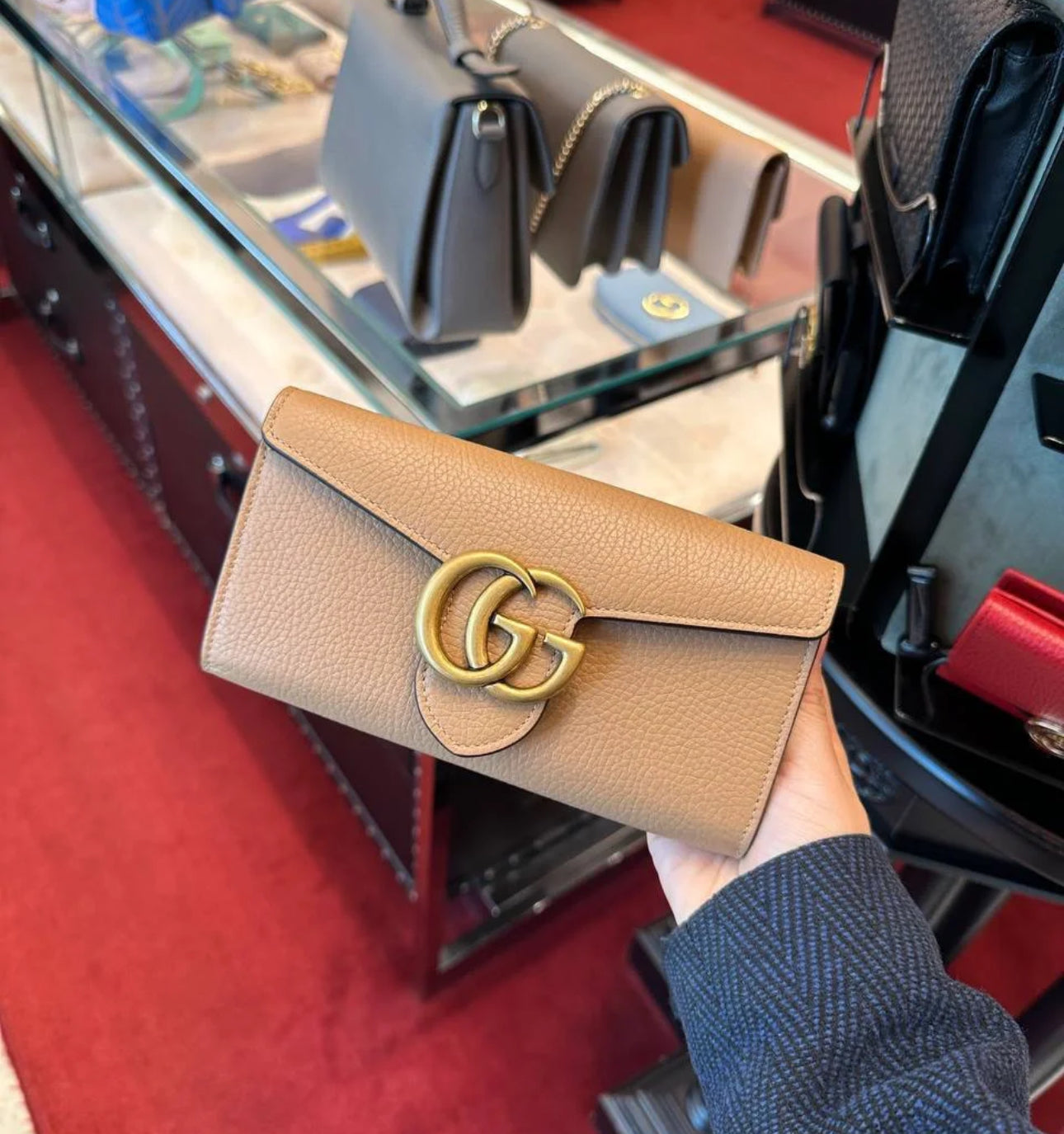 @Gucci Marmont 馬夢掀蓋長夾 🔔限時折🉐18800🏷️