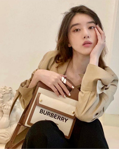 Burberry Pocket M 中款口袋包/F1290 ㊙️折扣🉐52600💰