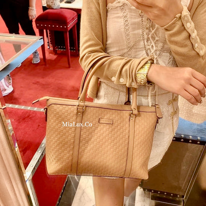 @Gucci Embossed Zipper Tote 壓紋拉鍊托特包/P740