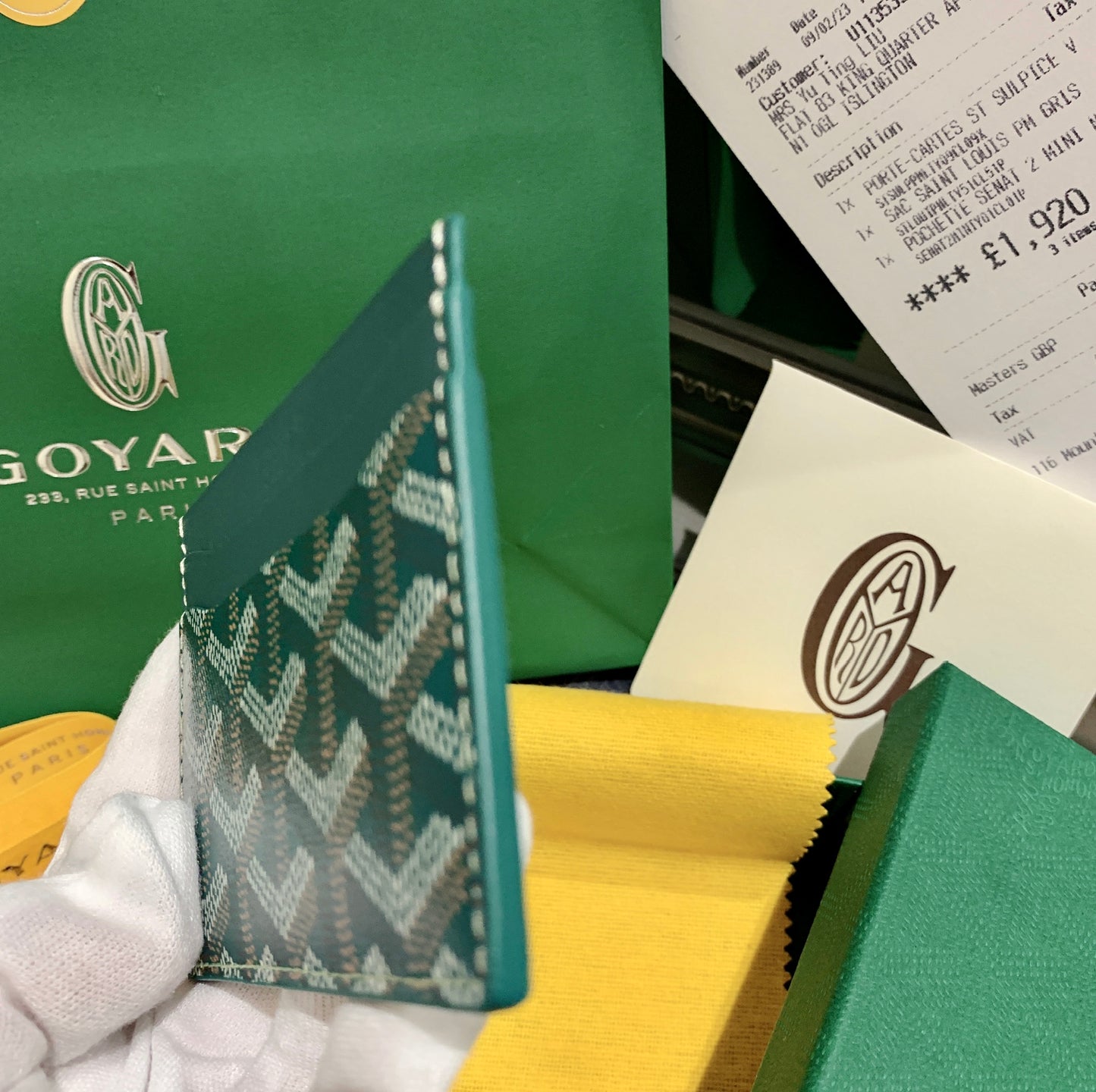 Goyard Saint Sulpice Card Wallet 經典卡夾/315+ 🉐18800🏷️