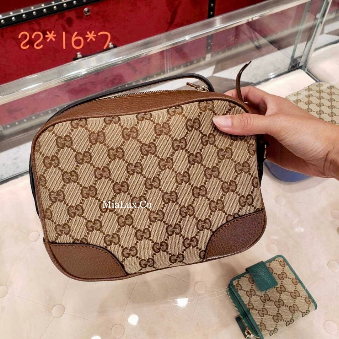 @Gucci Canvas Camera Bag 老花相機包/P490