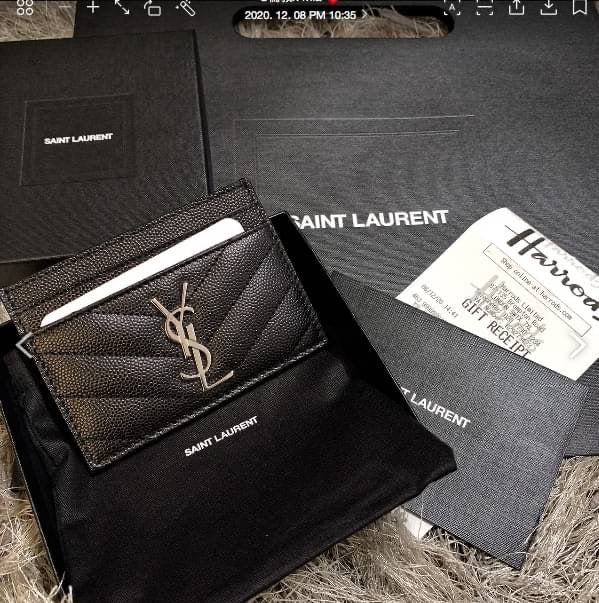 YSL Cassandre Matelasse Cardcase 粒面牛皮卡夾/230E250 🉐9750🇪🇺