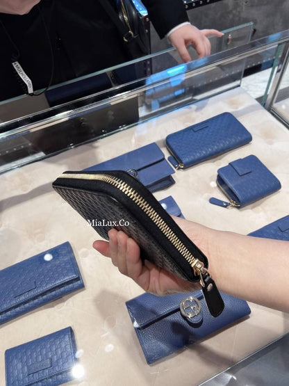 @Gucci▪️Embossed Long Wallet 壓紋拉鍊長夾/P270 🔔限時折🉐13150