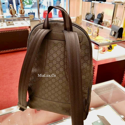 @Gucci Canvas Backpack 男女款老花後背包/P545